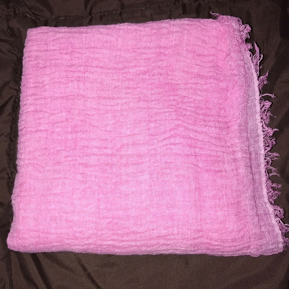 Pink scarf